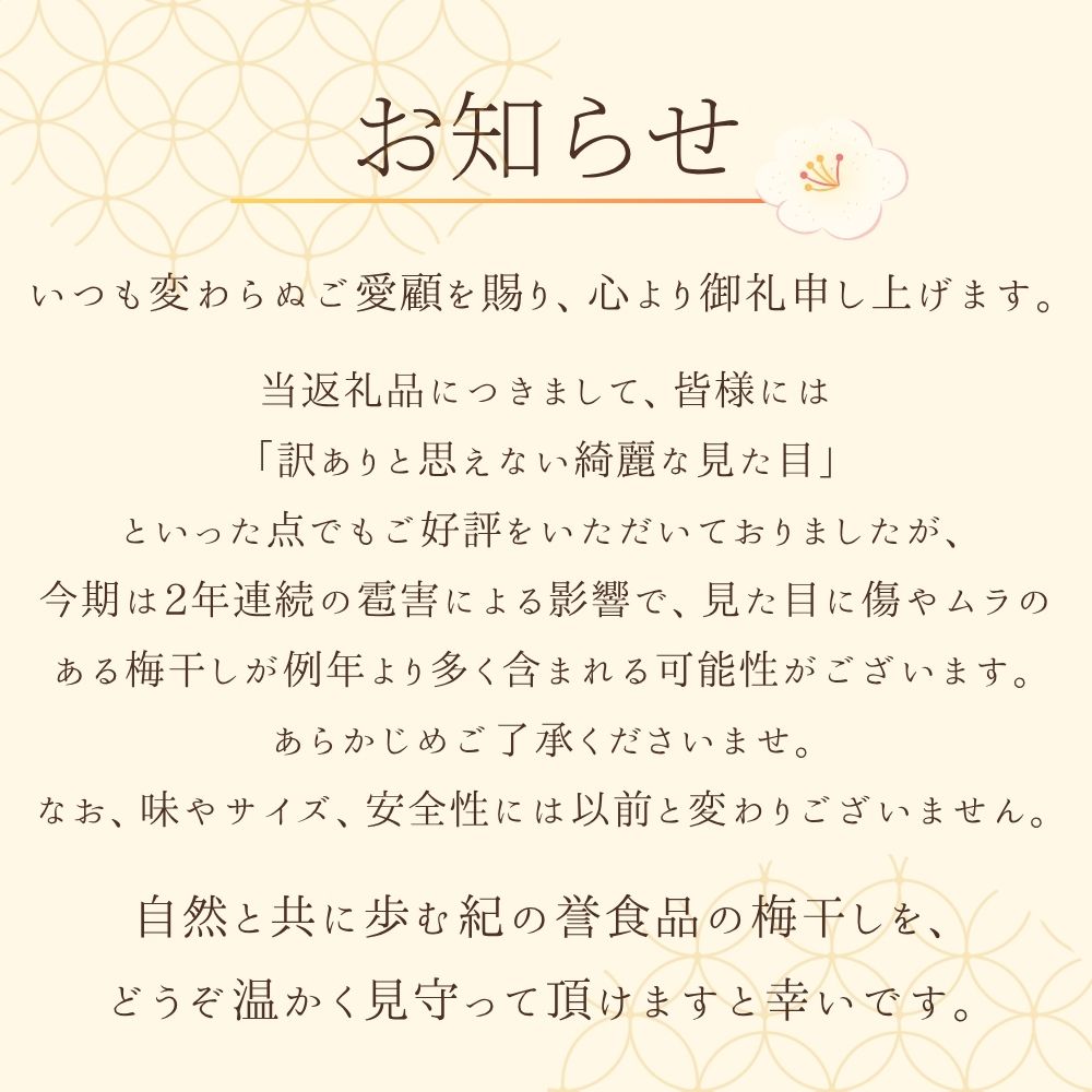 梅干し 紀州南高梅 大粒 はちみつ 1㎏ 塩分約8% 無選別 ご家庭用 訳あり / 梅 梅干 梅干し うめ ウメ ハチミツ すさみ町 【khs118】
