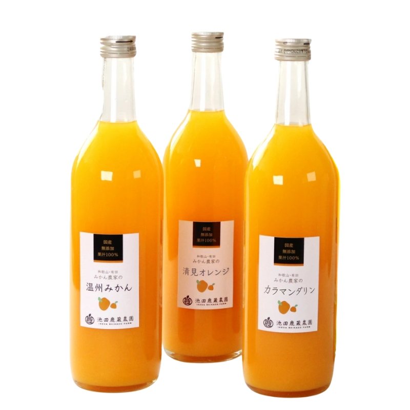 無添加・有田のジュース詰合せ1000ml×3本・3種【ikd104B】