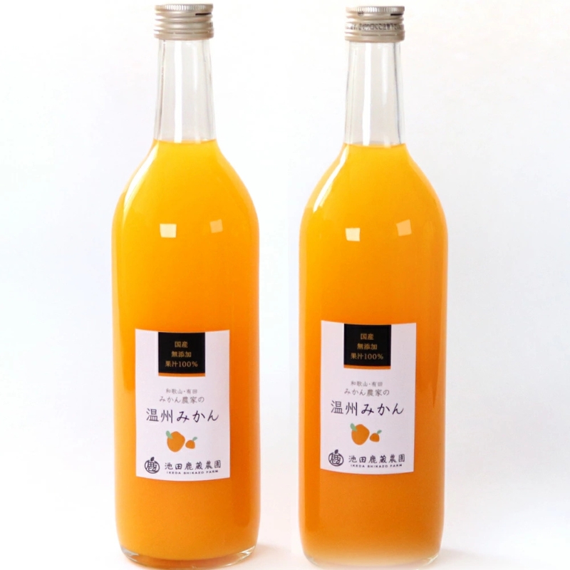 無添加・有田みかん100%ストレートジュース1000ml×6本【ikd110B】