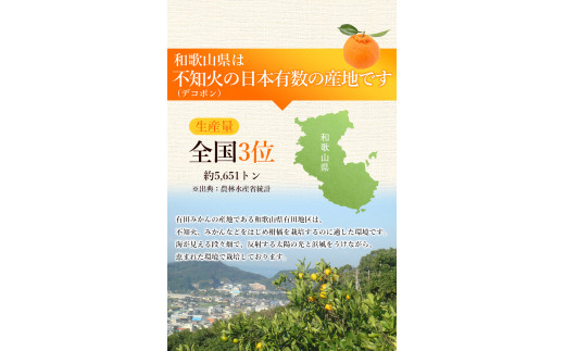 ＜先行予約＞家庭用 不知火 4kg+150g（傷み補償分）【デコポンと同品種・人気の春みかん】【訳あり】＜2月より発送＞ ※北海道・沖縄・離島への配送不可 フルーツ 果物 くだもの 柑橘 和歌山【ikd163A】