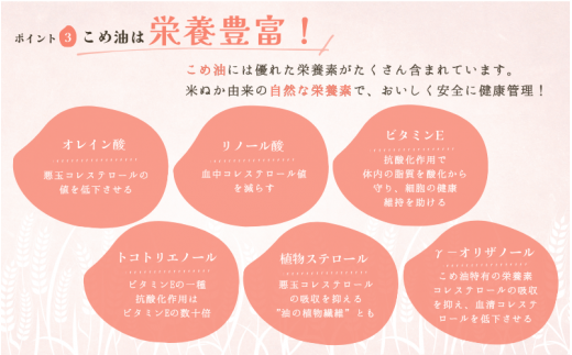 【大人気】【国産】こめ油 500g×6本入り/ 油 食用油 植物油 米油 揚げ油 こめあぶら 国産 13000円 料理 揚げ物 炒め物 ドレッシング 調味料 手作り 贈答 贈り物 ギフト お中元 お歳暮 プレゼント 健康志向 栄養 【ard038A】