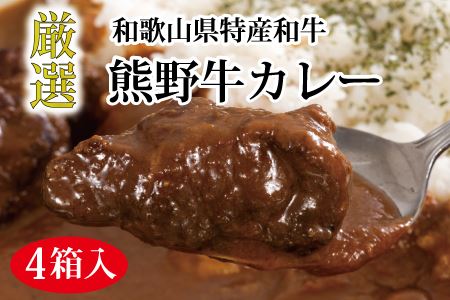 特選黒毛和牛 熊野牛カレー ４箱