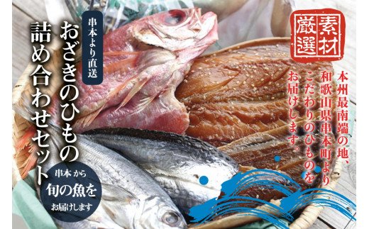 おざきのひもの 詰め合わせセット＜旬の魚をお届け！＞（Aセット） 【冷蔵】