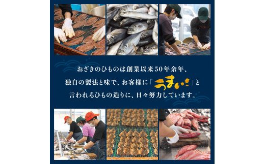 おざきのひもの 詰め合わせセット＜旬の魚をお届け！＞（Aセット） 【冷凍】