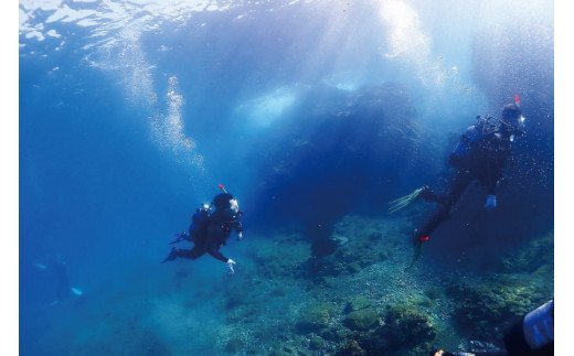 2ボートファンダイビング 1名様分 少人数制のダイビングでまったり水中世界をご案内します。 2ボートダイビング スキューバダイビング チケット