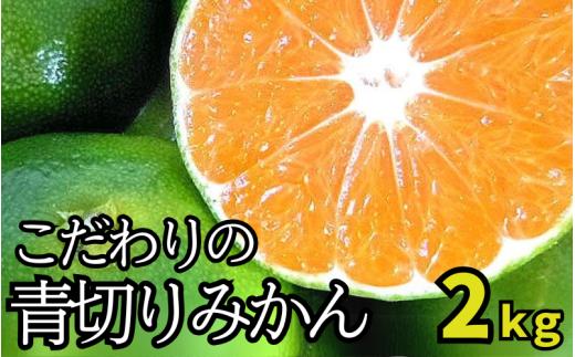 【先行予約】＼有機質肥料100%／ こだわりの青切りみかん 約2kg サイズ混合 【2026年9月～10月に順次発送予定】【nuk169B】