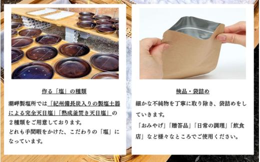 完全天日塩 「極」 100g -元漁師が作る塩 極上の塩を本州最南端から全国へ- / 塩 調味料 串本町【sio001】