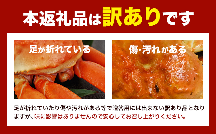 かに 姿 訳あり 紅ズワイガニ 1kg ボイル済み冷蔵《2024年11月上旬-2025年4月中旬頃出荷》お魚センターみくりや 鳥取県 八頭町 蟹 かに カニ 鍋 紅ズワイガニ ズワイ蟹 ボイル 送料無料