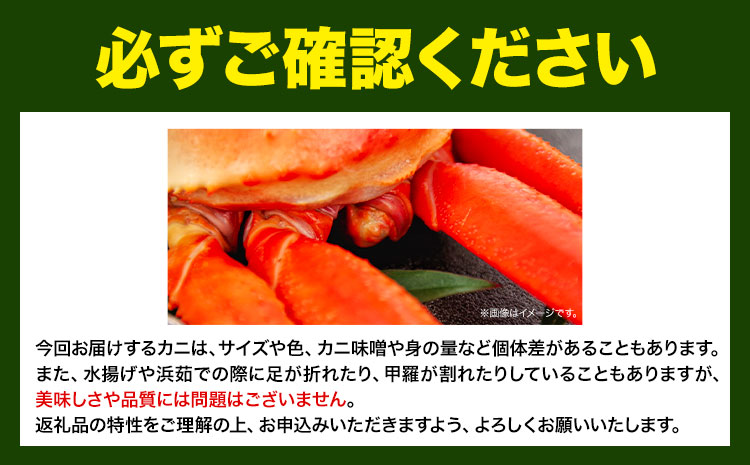 訳あり カニ 松葉ガニ 選べる 約1kg 2〜3枚《2024年11月中旬-2025年3月中旬に出荷予定》鳥取県 八頭町 送料無料 蟹 かに 姿 鍋 ズワイガニ 松葉ガニ ズワイ蟹 ボイル 冷蔵便 松葉蟹 海鮮 魚介【配送不可地域あり】