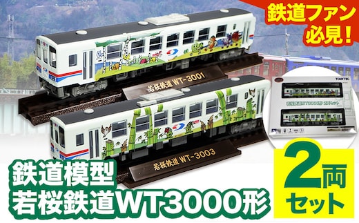 鉄道模型 若桜鉄道WT3000形2両セット 若桜鉄道運行対策室《30日以内に出荷予定(土日祝除く)》鳥取県 八頭町 鉄道 模型