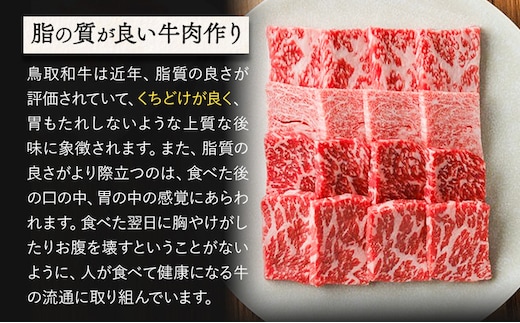 鳥取和牛 焼肉用特上 赤身肉 600g《90日以内に出荷予定(土日祝除く)》鳥取県 八頭町 和牛 牛肉 牛 焼き肉 送料無料