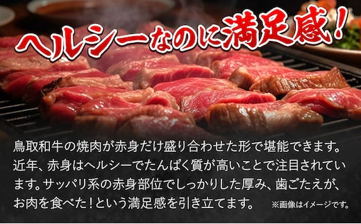 鳥取和牛 焼肉用特上 赤身肉 600g《90日以内に出荷予定(土日祝除く)》鳥取県 八頭町 和牛 牛肉 牛 焼き肉 送料無料