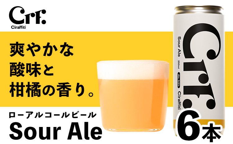 CIRAFFITI Sour Ale 6本セット 《30日以内に出荷予定(土日祝除く)》鳥取県 八頭町 送料無料 ビール クラフト ローアルコール