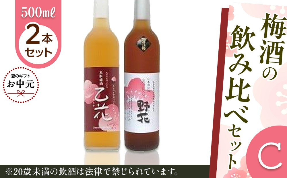 【お中元用】435.梅酒の飲み比べセット【Ｃ】【7月上旬以降お届け】