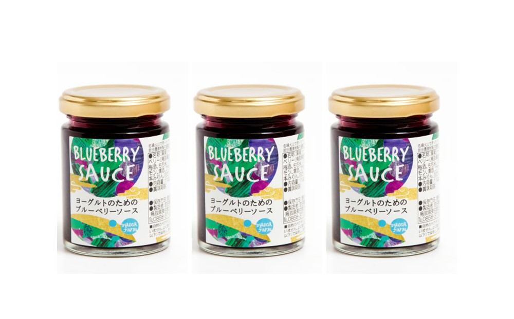 395.前田農園　ヨーグルトのためのブルーベリーソース３本セット