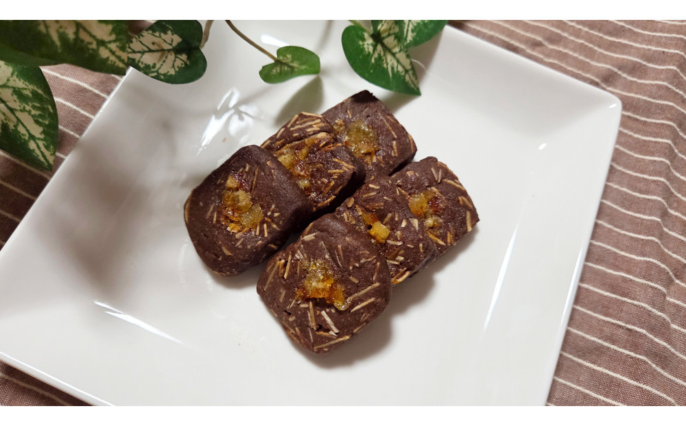 1225.【定期便12ヶ月】鳥取県産 爽やかショコラスイーツ ショコラアーモンドサブレ 2袋×12回