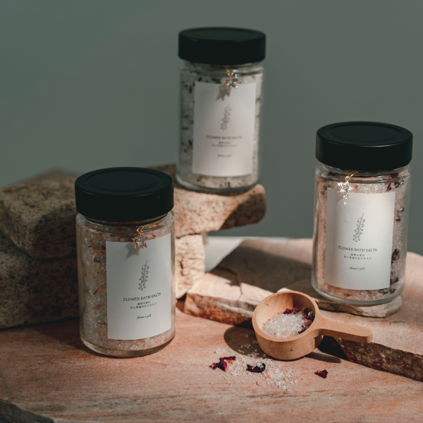 FLOWER BATH SALT（ラベンダー）×1本 / バスソルト 癒し デトックス 春の柚 0929