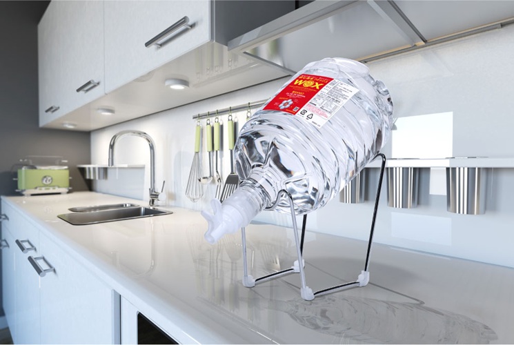 酸素補給水 WOX 飲む酸素 酸素水 酸素 8L 3本セット スタンド付 1194