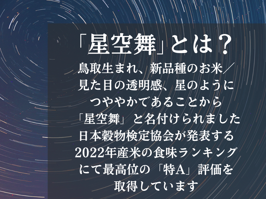 鳥取県産星空舞パックごはん（180g×3個）×12パック 計36食分 もっちりごはん レトルト 1102