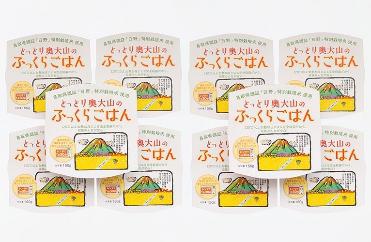 奥大山のふっくらごはん10個（レトルトパックご飯）特別栽培米コシヒカリ JA 農協 0224