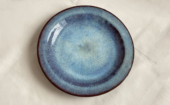 【数量限定12皿】来待粘土 6寸皿 島根県松江市/火の川焼松江陶苑 [ALGH004]