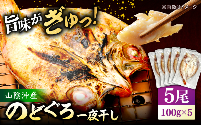山陰沖産のどぐろ一夜干し100g以上×5 島根県松江市/平野缶詰有限会社 [ALBZ062]