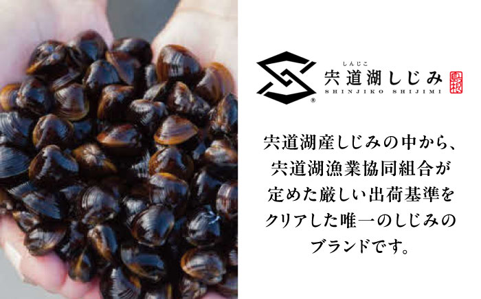 【全12回定期便】地元でも入手困難なレアサイズ！ Lサイズ 宍道湖産ヤマトシジミ(冷凍砂抜き済み)1kg×3袋(3kg) 島根県松江市/宍道湖漁業協同組合 [ALAZ008]