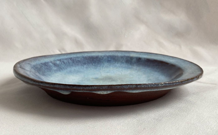 【数量限定12皿】来待粘土 6寸皿 島根県松江市/火の川焼松江陶苑 [ALGH004]