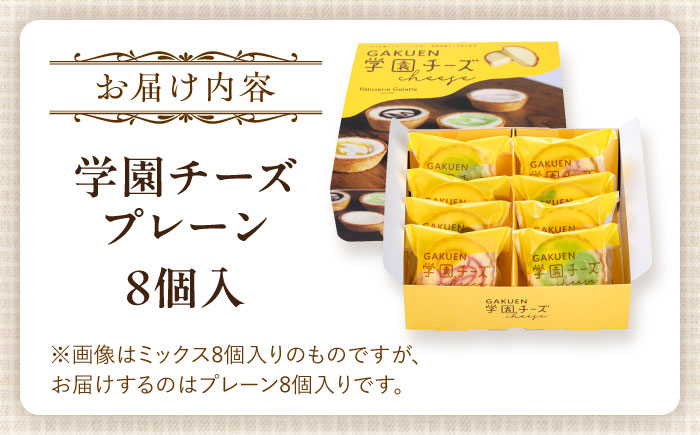 学園チーズ　プレーン8個入り　島根県松江市/株式会社パティスリーガレット [ALIC001]