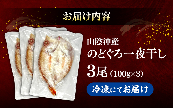 山陰沖産のどぐろ一夜干し100g以上×3 島根県松江市/平野缶詰有限会社 [ALBZ060]