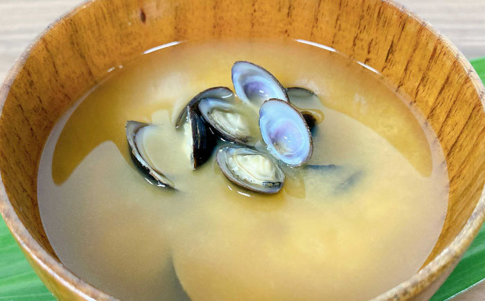 毎日食べたい！宍道湖産大和しじみの即席しじみ汁(合わせ味噌)46g×20袋〜連続テレビ小説「ばけばけ」ロゴライセンス商品〜  島根県松江市/平野缶詰有限会社 [ALBZ045]