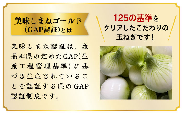 【数量限定10個】【先行予約/2026年6月上旬以降順次発送】美味しまねゴールド認証取得! 松江市産　春おとずれ新たまねぎ 2Lサイズ 5kg 島根県松江市/mishiro farm [ALIJ004]