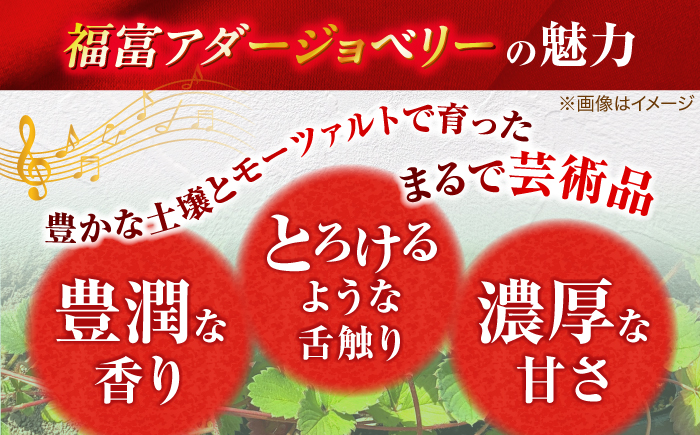 【先行予約】【2027年1月中旬順次発送】【100個限定】完熟いちご のつ農園 「福富アダージョベリー」 Lサイズ15個入り 島根県松江市/山陰中央テレビジョン放送株式会社 [ALFI004]
