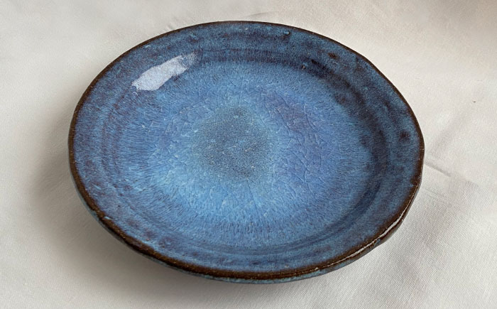 【数量限定12皿】来待粘土 6寸皿 島根県松江市/火の川焼松江陶苑 [ALGH004]