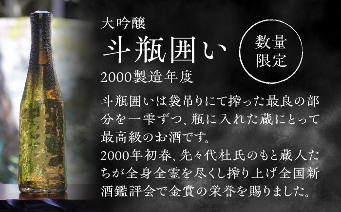 【数量限定100本】金賞受賞！最高峰のお酒 李白【大吟醸】斗瓶囲い2000製造年度 720ml×1本 島根県松江市/李白酒造有限会社 [ALDF004]