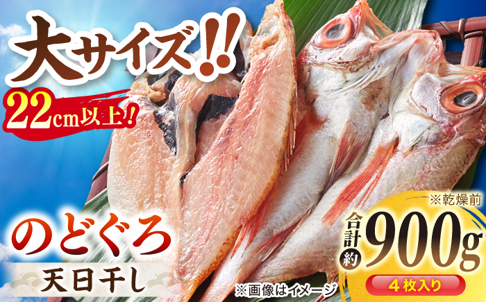 TV放映多数！県内外のファンがわざわざ訪れる 天日ほしもん屋特製 のどぐろ干物×4枚（大サイズ・22cm以上） 島根県松江市/桝谷鮮魚店 [ALCJ002]