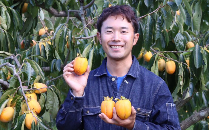 【先行予約】【秀品】 とろ〜り甘さの極み！合わせ柿 6玉 島根県松江市/マルカミ農縁株式会社 [ALCM003]