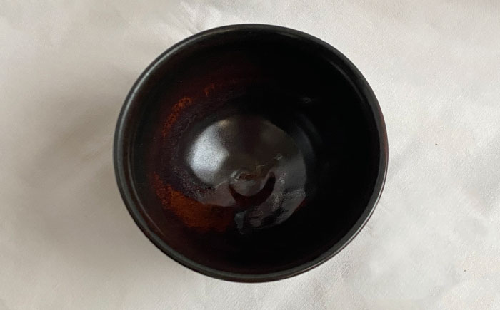 【数量限定8皿】鉄釉 茶碗 島根県松江市/火の川焼松江陶苑 [ALGH001]