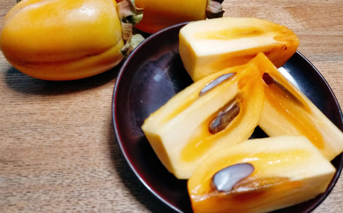 【先行予約】【25個限定】【秀品】 とろ〜り甘さの極み！合わせ柿 5kg 島根県松江市/マルカミ農縁株式会社 [ALCM004]