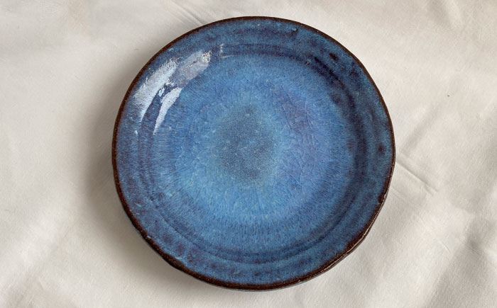 【数量限定12皿】来待粘土 6寸皿 島根県松江市/火の川焼松江陶苑 [ALGH004]