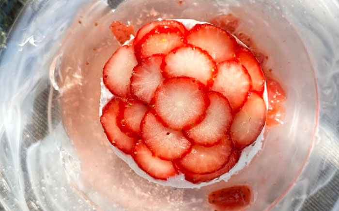 朝摘みイチゴのクレームダンジュ 4個セット 島根県松江市/株式会社フローネ [ALGN002]