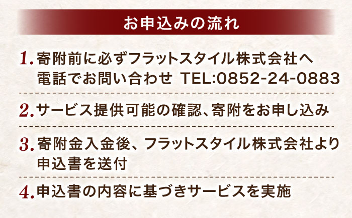 空き家管理サービス 年2回プラン 島根県松江市/フラットスタイル株式会社 [ALEX009]