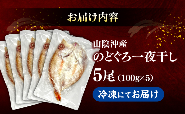 山陰沖産のどぐろ一夜干し100g以上×5 島根県松江市/平野缶詰有限会社 [ALBZ062]
