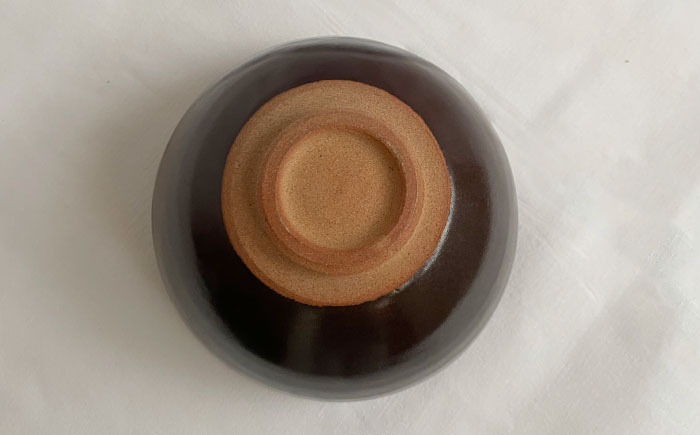 【数量限定8皿】鉄釉 茶碗 島根県松江市/火の川焼松江陶苑 [ALGH001]