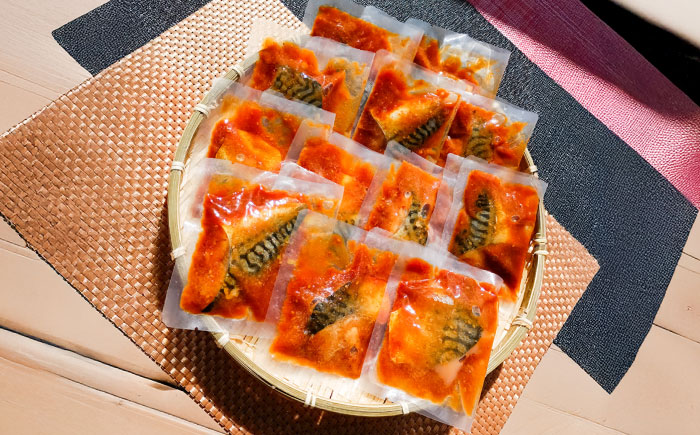 ストックに最適！老舗の味噌で煮込んだサバの味噌煮 16パック　島根県松江市/株式会社山光食品 [ALHZ001]