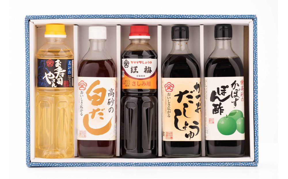 明治十年創業高砂醤油本店 贈って貰って喜ばれる調味料セット