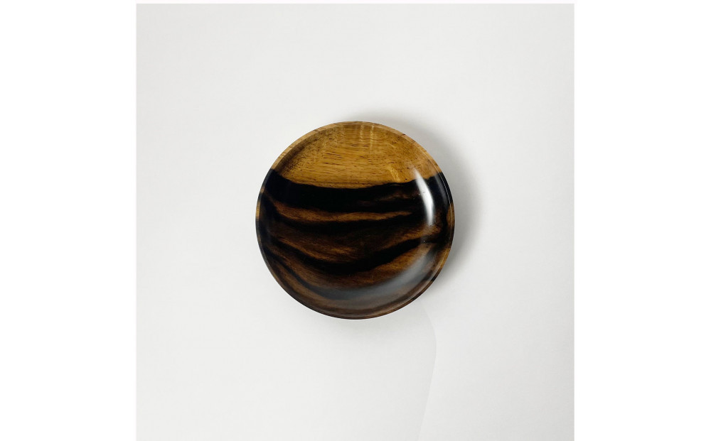 黒柿　豆皿　１枚　（9.5cm）