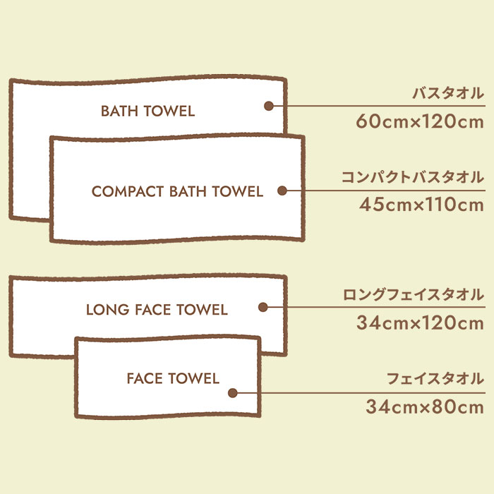 家族に優しいタオル  MAMORUNE POINT TOUCH バスタオル フェイスタオル 4種 計4枚セット【2_5-013】