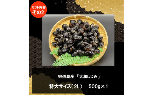 しまね和牛肉・宍道湖しじみ(特大2Lサイズ)セット