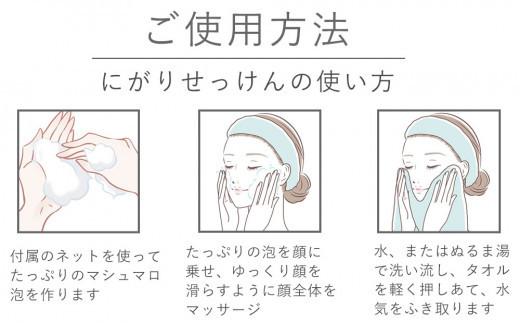 アグリーム フェイスソープ ニガリ　3個セット